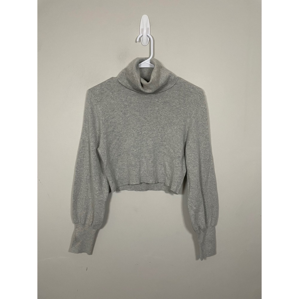 Aritzia Wilfred Rebecca Turtleneck Sweater In Gray Size Small Wool Blend